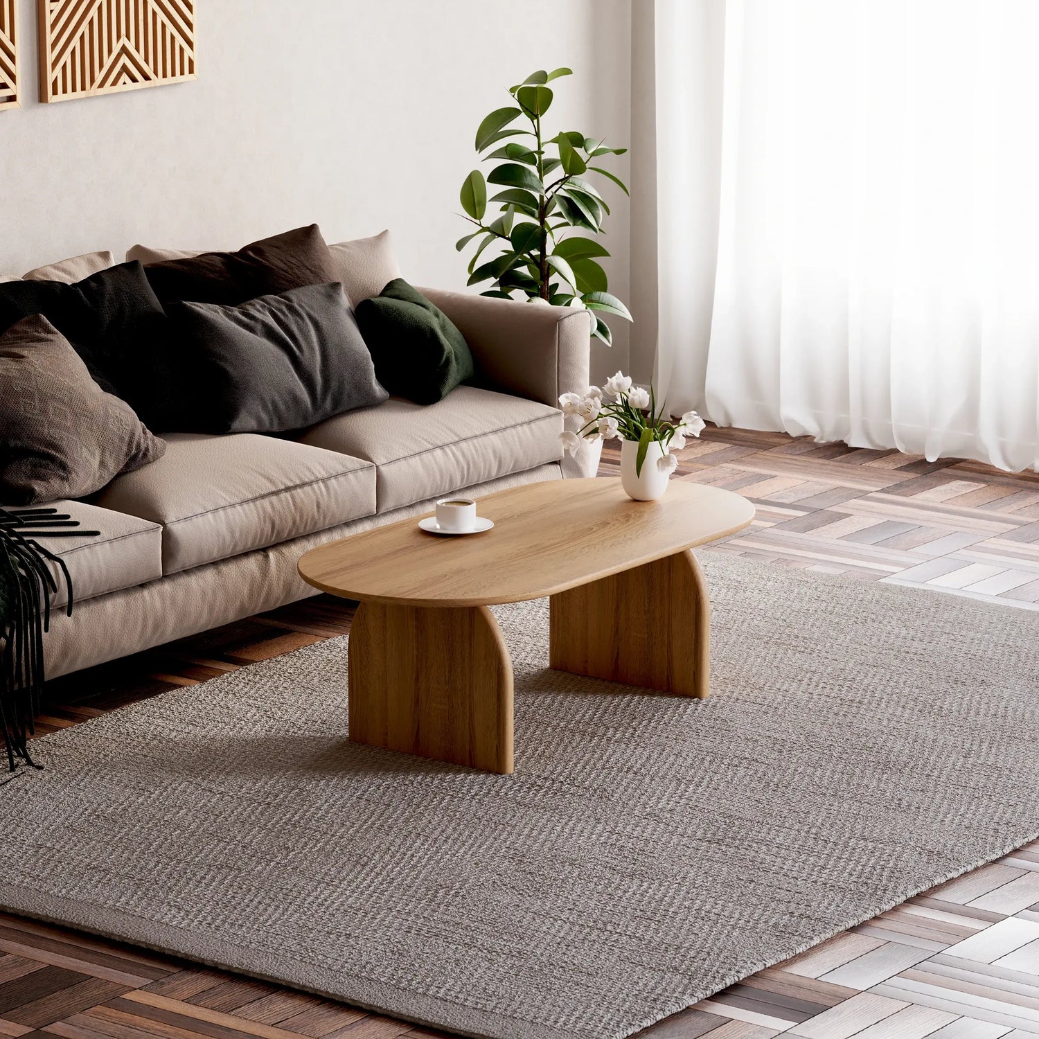 Coffee table: An elegant accent for a stylish and cozy interior