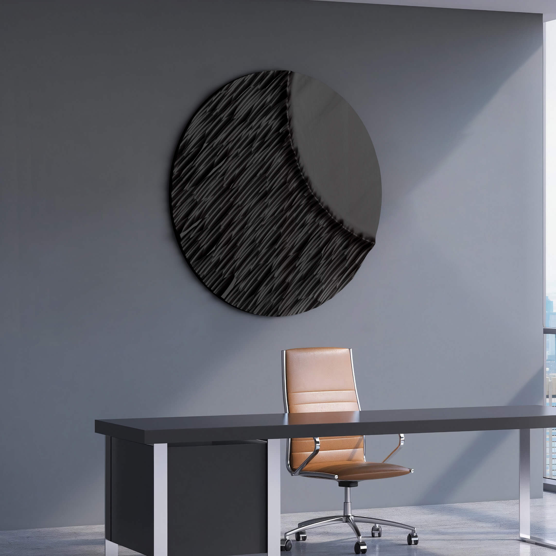 THE ECLIPSE - relief wall art
