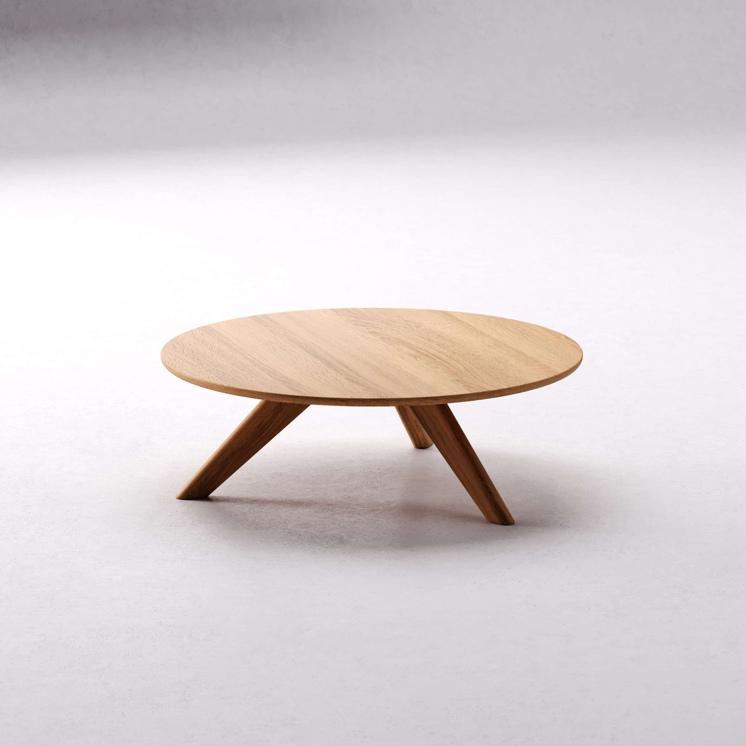 Top view of handcrafted oak tabletop – The York coffee table
