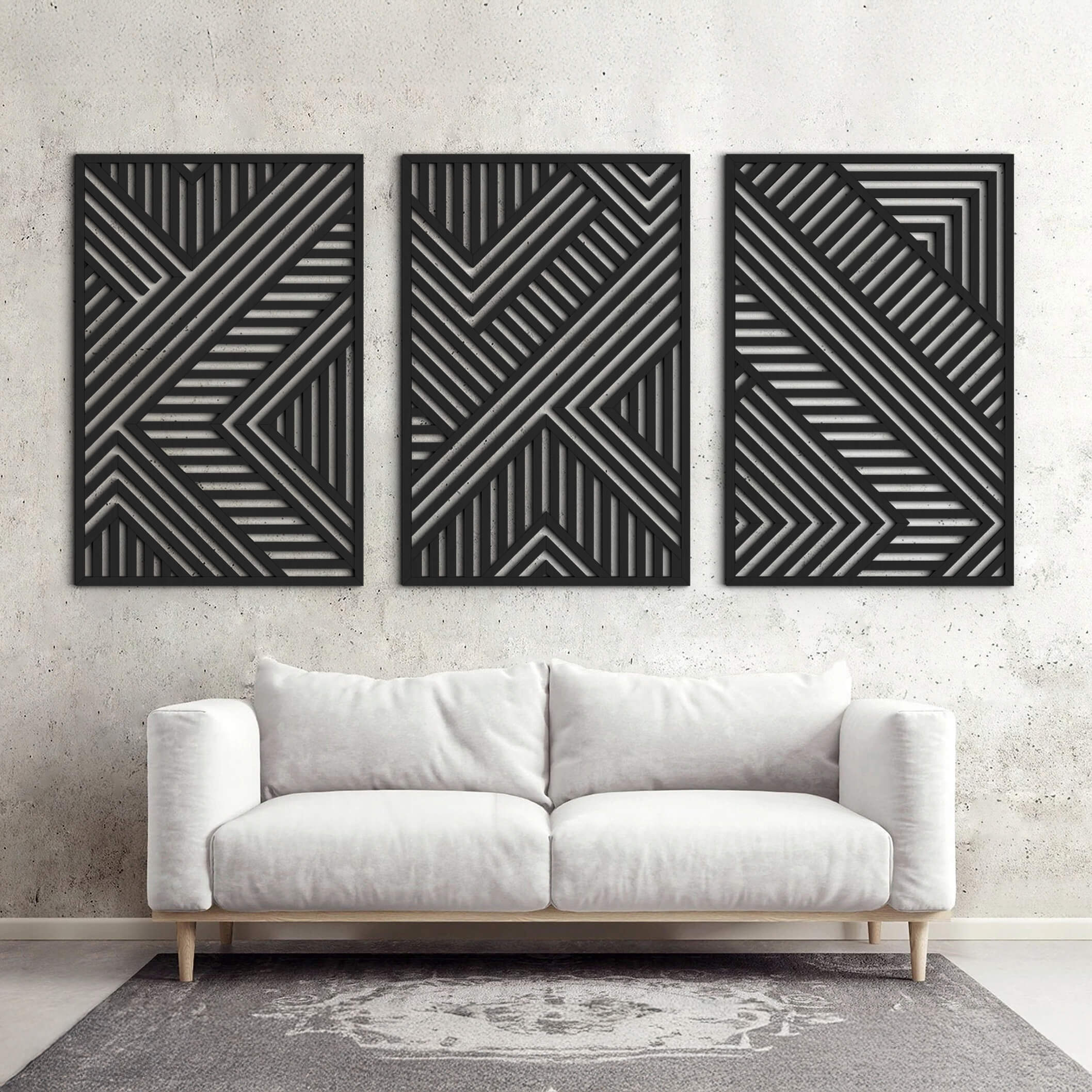 Geometric TrioSet 01 - wall decor