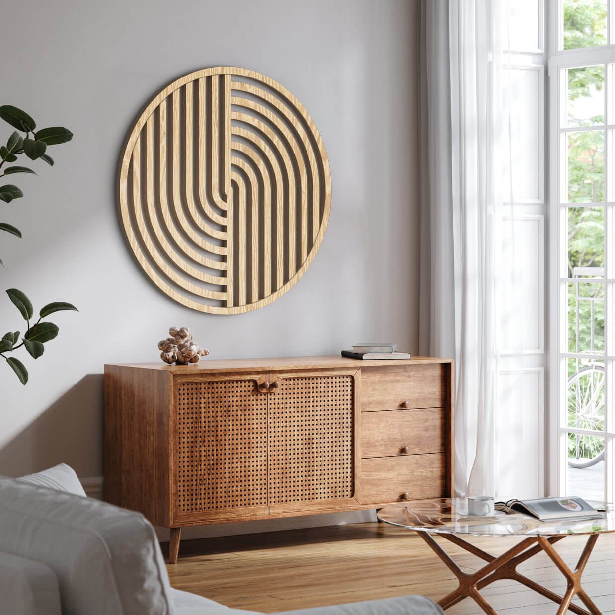 Geometric Mono 01 - wall decor