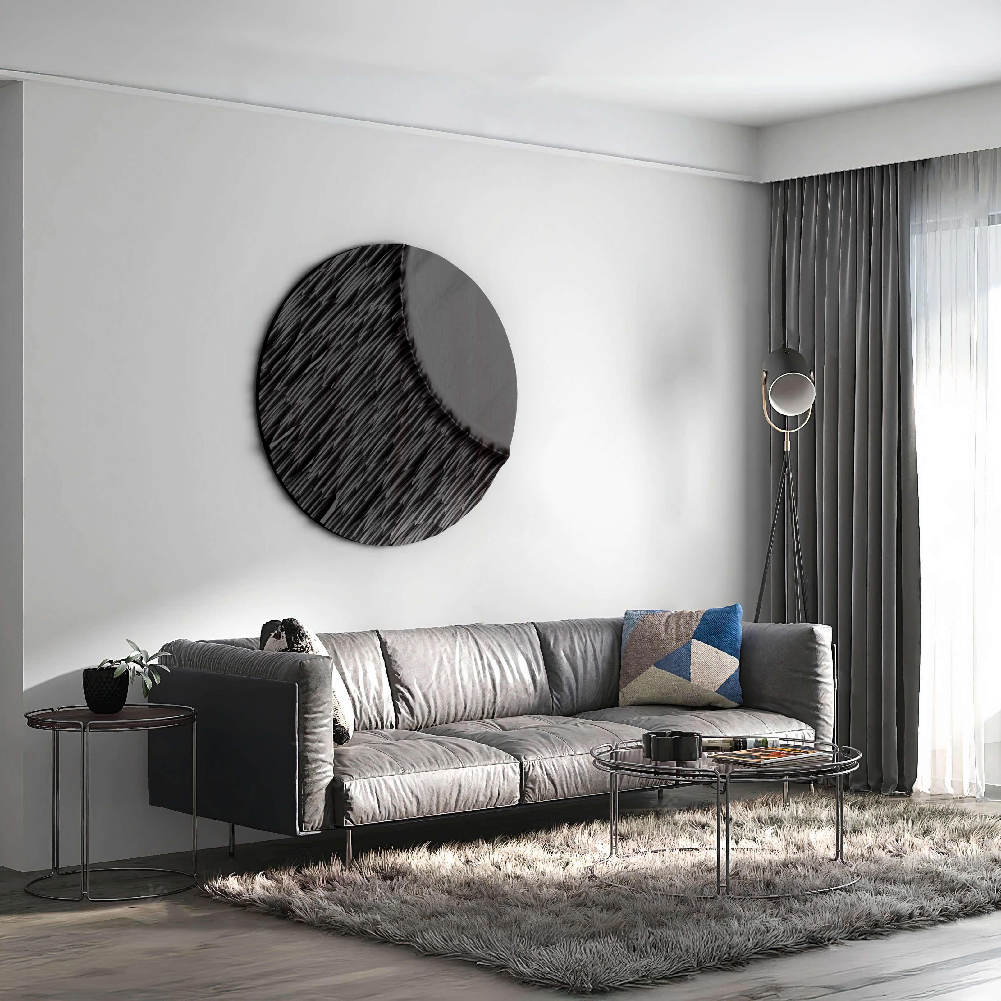 THE ECLIPSE - relief wall art