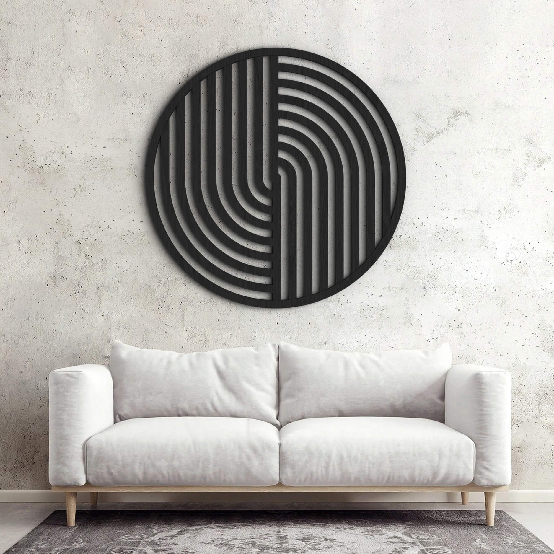 Geometric Mono 01 - wall decor